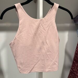 Athleta Small Pink Sports Bra/Crop Top